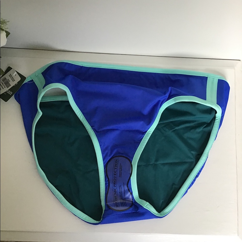 NWT LLBean Beach Glass Sporty Swim Brief Bottom Size 18 - Picture 7 of 10
